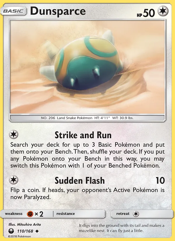 Dunsparce - Celestial Storm Pokemon Card