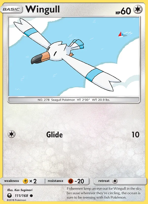 Wingull - Celestial Storm Pokemon Card