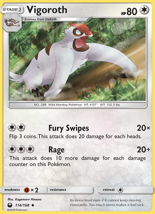 Vigoroth - Celestial Storm Pokemon Card