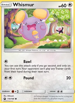 Whismur - Celestial Storm