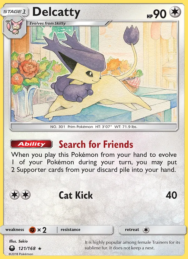 Delcatty - Celestial Storm Pokemon Card