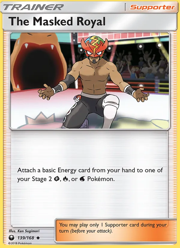 The Masked Royal - Celestial Storm Pokemon Card