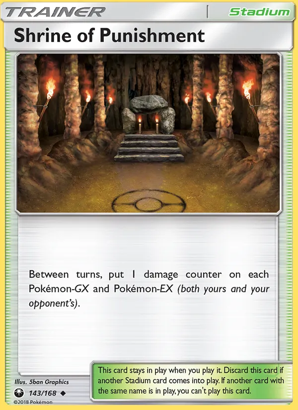 Shrine of Punishment - Celestial Storm Pokemon Card