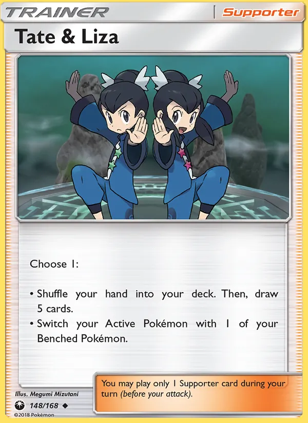 Tate & Liza - Celestial Storm Pokemon Card