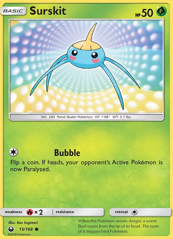 Surskit - Celestial Storm Pokemon Card
