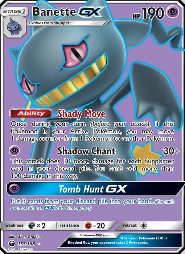 Banette GX - Celestial Storm Pokemon Card