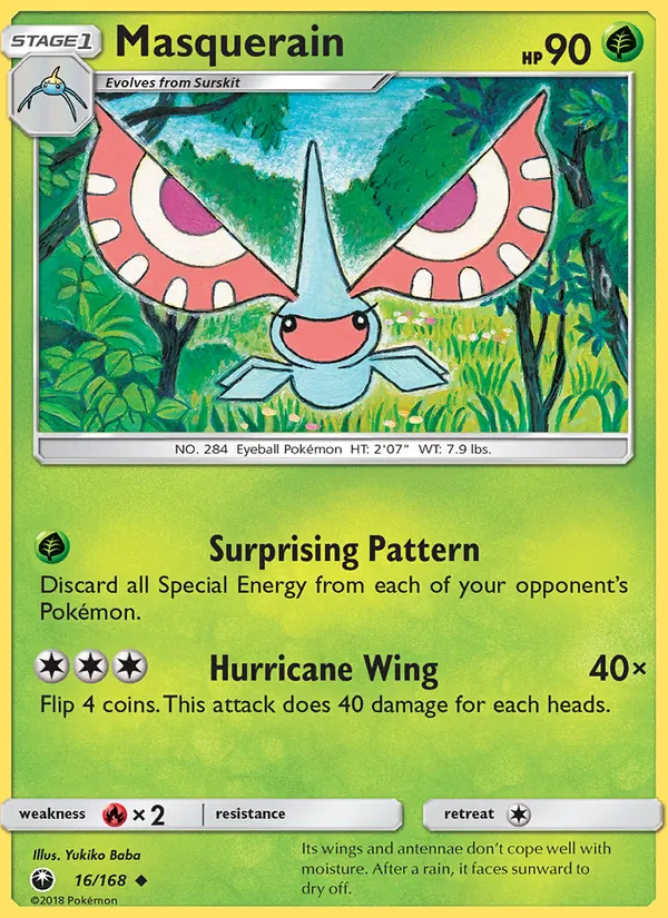 Masquerain - Celestial Storm Pokemon Card