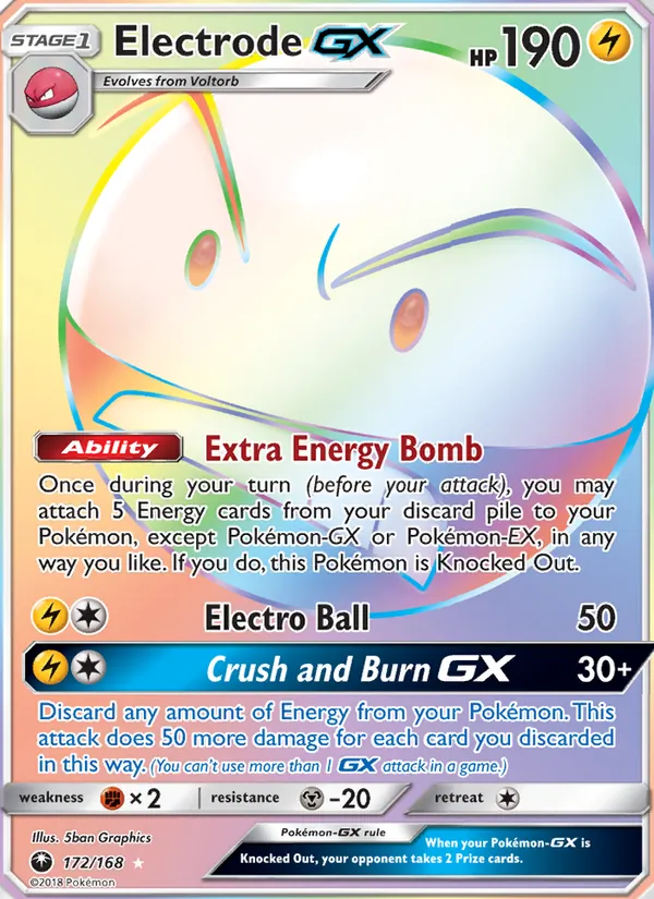 Electrode GX - Celestial Storm Pokemon Card