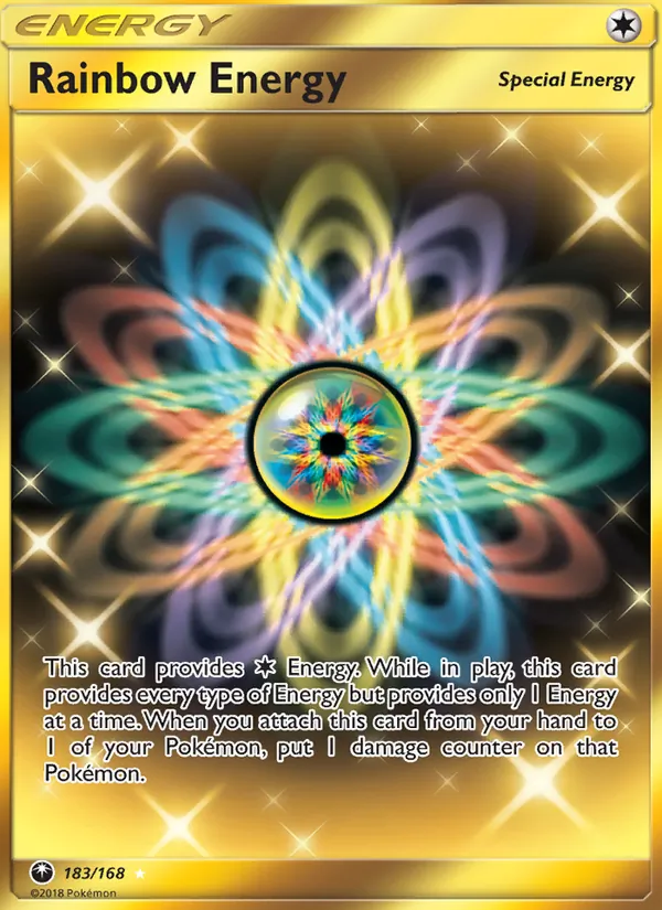 Rainbow Energy - Celestial Storm Pokemon Card