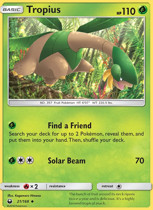 Tropius - Celestial Storm Pokemon Card
