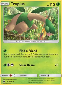 Tropius - Celestial Storm