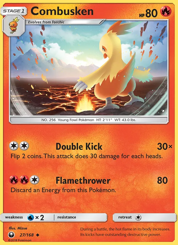 Combusken - Celestial Storm Pokemon Card