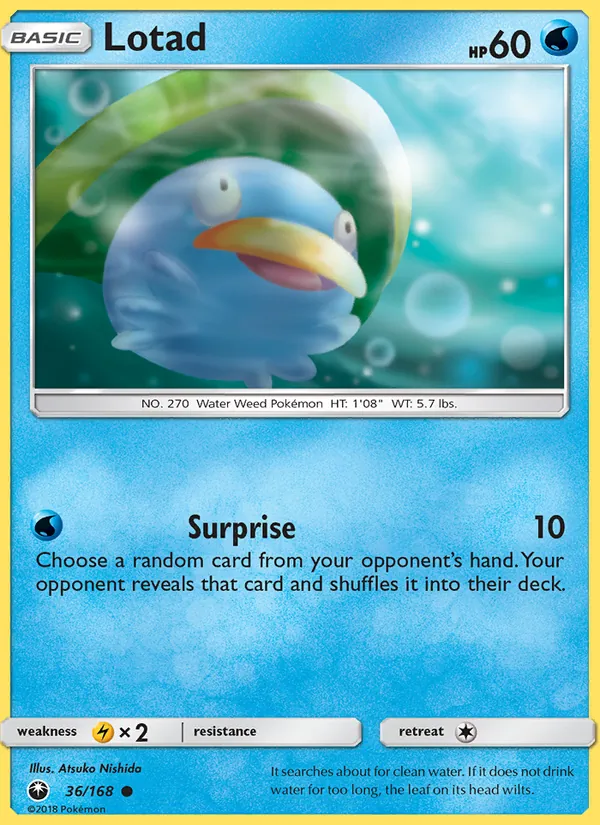 Lotad - Celestial Storm Pokemon Card