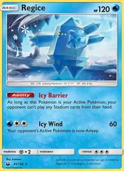 Regice - Celestial Storm