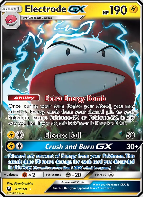 Electrode GX - Celestial Storm Pokemon Card
