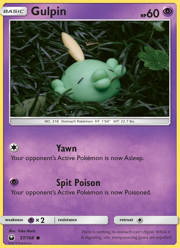 Gulpin - Celestial Storm Pokemon Card