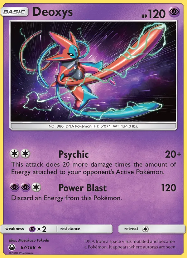 Deoxys - Celestial Storm Pokemon Card