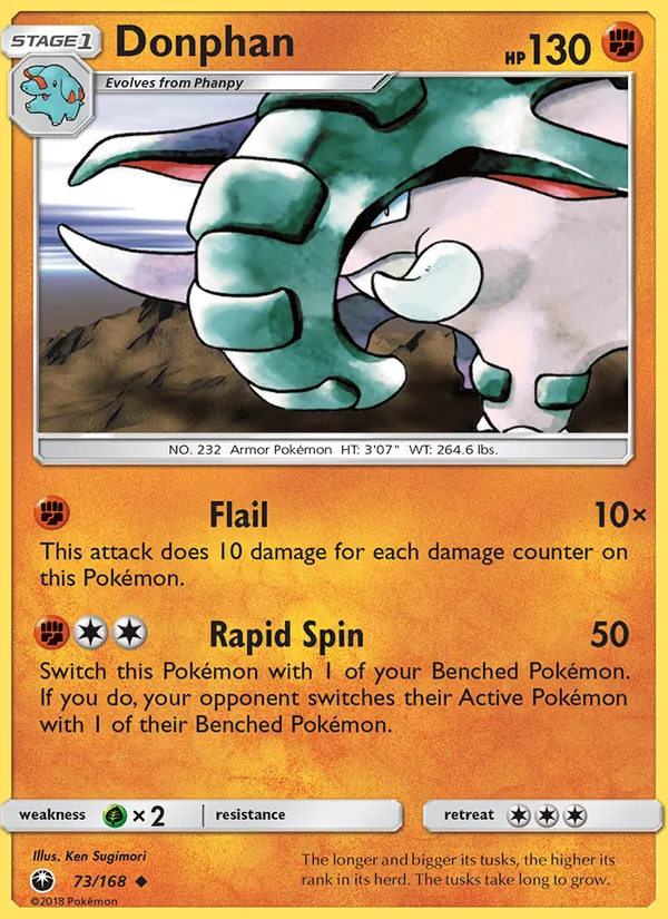 Donphan - Celestial Storm Pokemon Card
