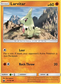 Larvitar - Celestial Storm