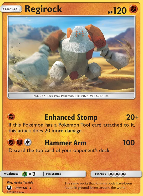 Regirock - Celestial Storm Pokemon Card