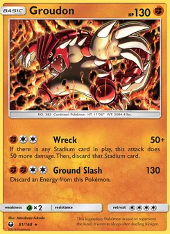 Groudon - Celestial Storm