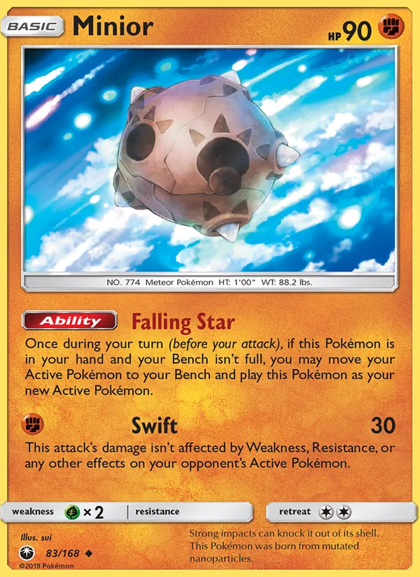 Minior - Celestial Storm Pokemon Card