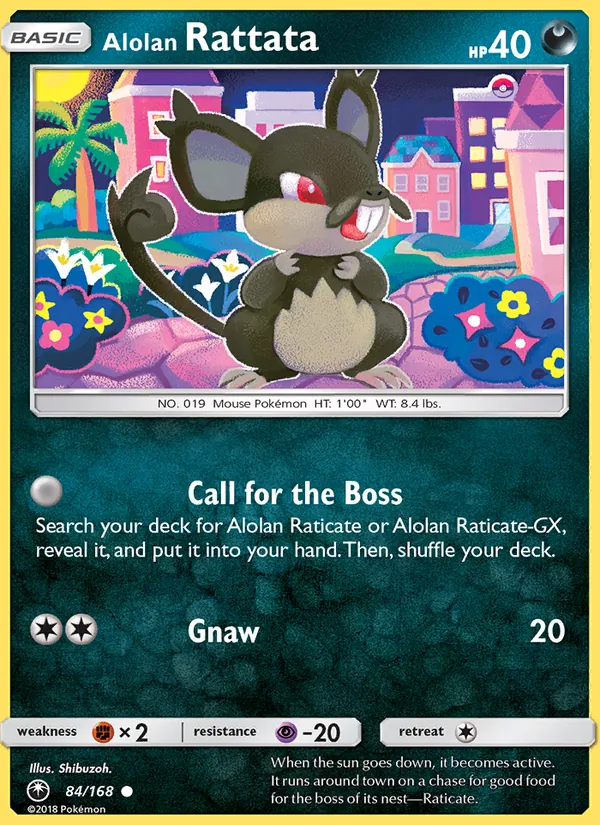 Alolan Rattata - Celestial Storm Pokemon Card