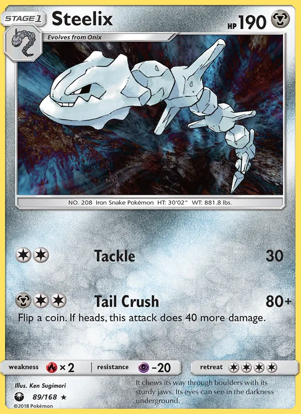 Steelix - Celestial Storm Pokemon Card