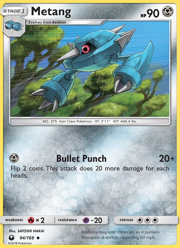 Metang - Celestial Storm Pokemon Card