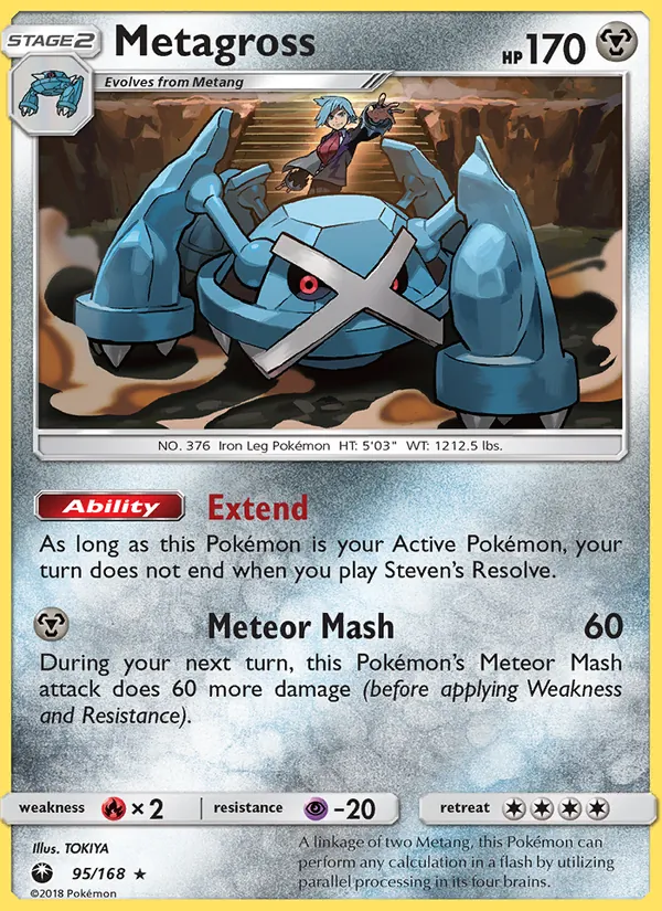 Metagross - Celestial Storm Pokemon Card