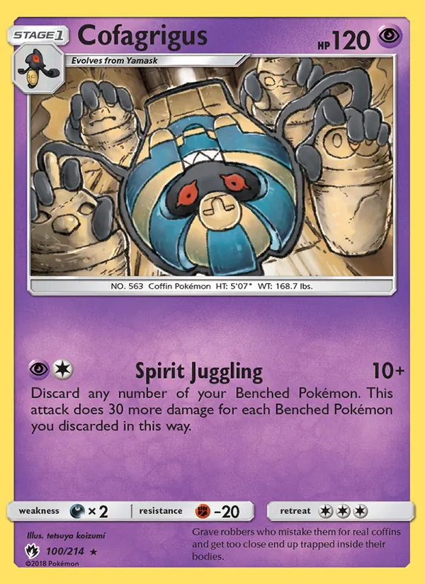 Cofagrigus - Lost Thunder Pokemon Card