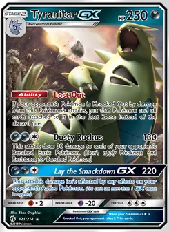 Tyranitar GX - Lost Thunder