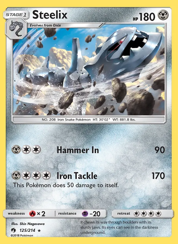 Steelix - Lost Thunder Pokemon Card