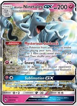 Alolan Ninetales GX - Lost Thunder
