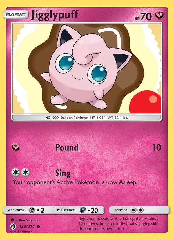 Jigglypuff - Lost Thunder Pokemon Card