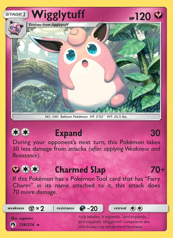 Wigglytuff - Lost Thunder Pokemon Card