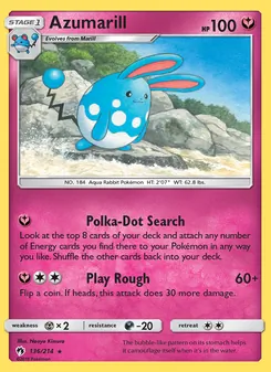 Azumarill - Lost Thunder