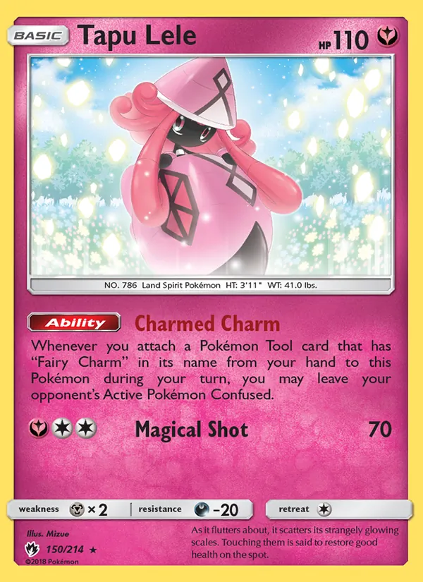 Tapu Lele - Lost Thunder Pokemon Card