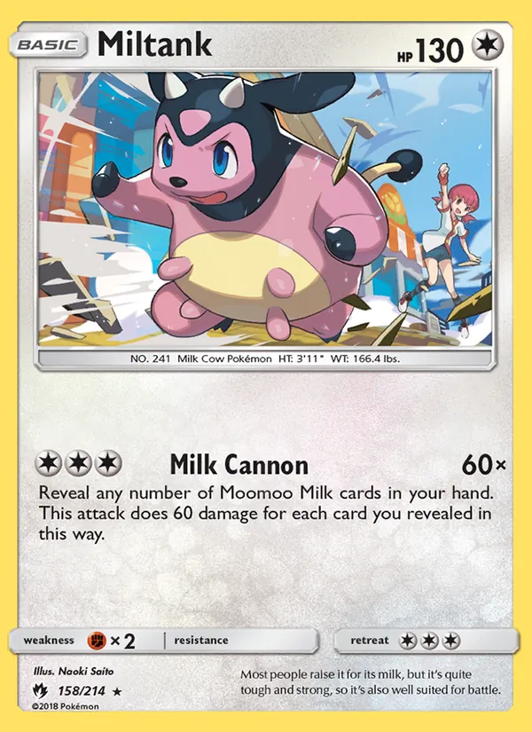 Miltank - Lost Thunder Pokemon Card