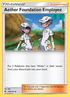 Aether Foundation Employee - Lost Thunder