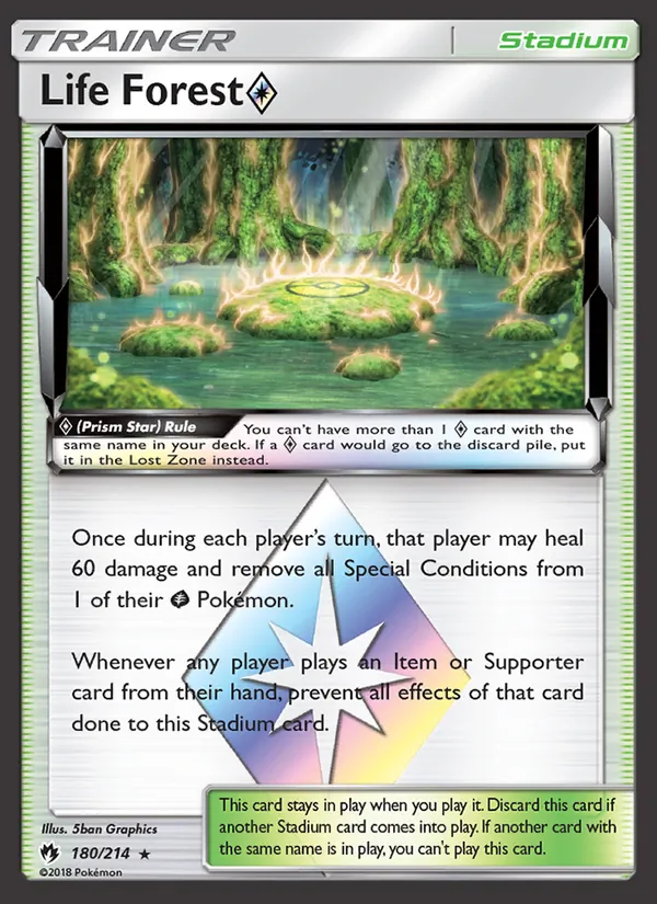 Life Forest ◇ - Lost Thunder Pokemon Card