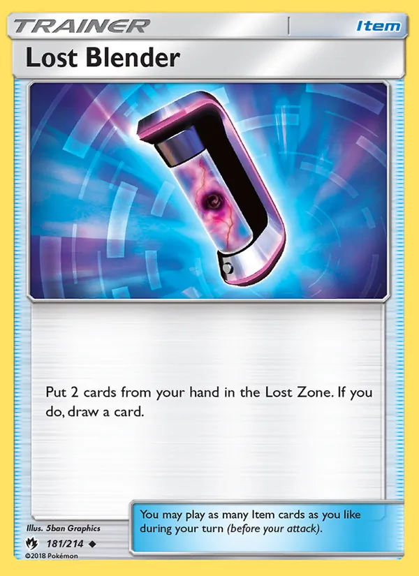Lost Blender - Lost Thunder Pokemon Card