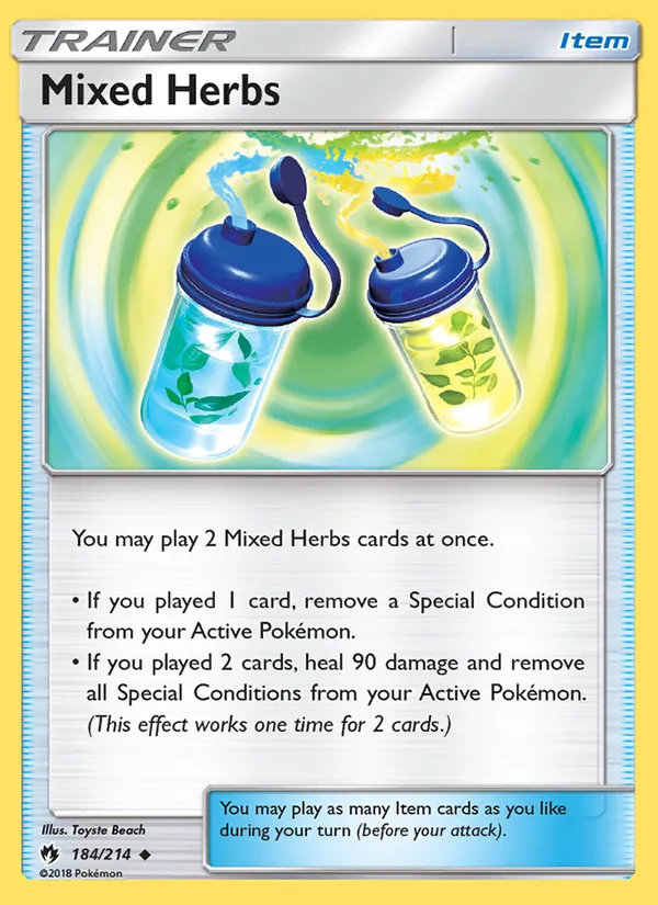 Mixed Herbs - Lost Thunder Pokemon Card