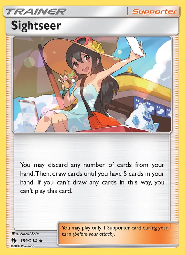 Sightseer - Lost Thunder Pokemon Card