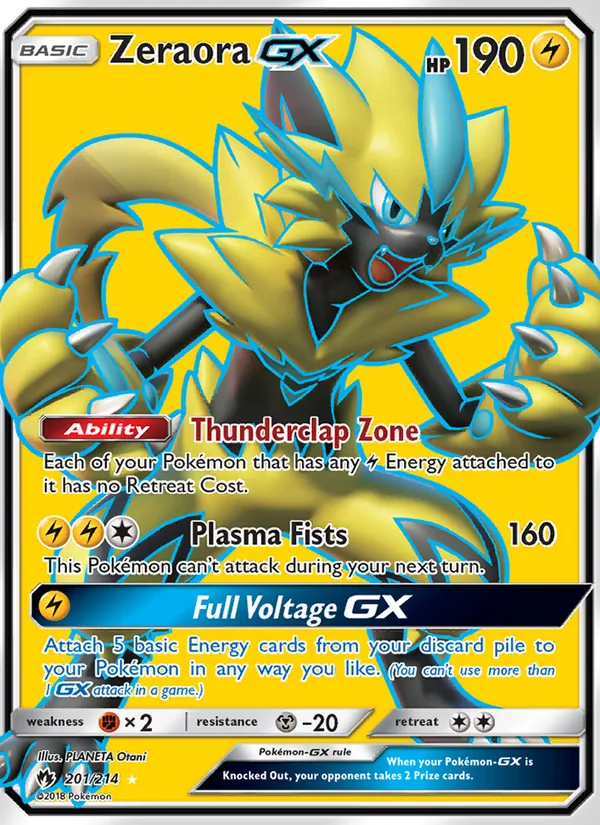 Zeraora GX - Lost Thunder Pokemon Card