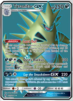 Tyranitar GX - Lost Thunder