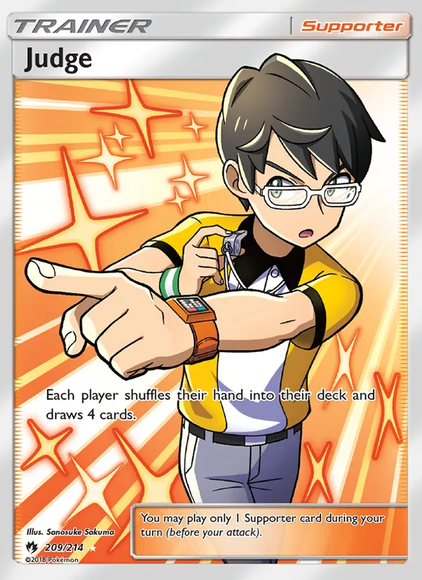 Judge - Lost Thunder Pokemon Card