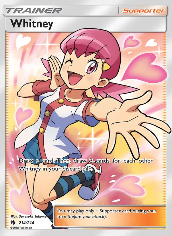 Whitney - Lost Thunder Pokemon Card