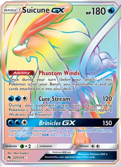 Suicune GX - Lost Thunder
