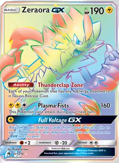 Zeraora GX - Lost Thunder